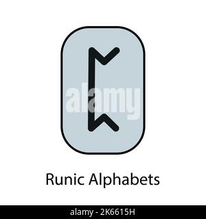 Runic Alphabets. Complete collection of Rune alphabet, futhark. Writing ...