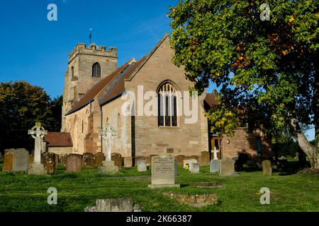 St. Nicholas Church, Radford Semele, Warwickshire, England, UK Stock Photo