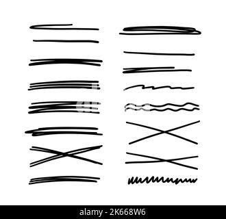 Hand drawn High light pen vector illustration Stock Vector Image & Art ...