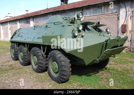 BTR-60 armored personnel carrier Stock Photo