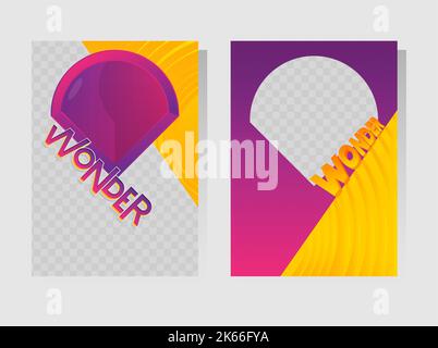 Superhero poster. Banner template with Super hero coat of arms for comic book events. Vector design with shapes. Social media post for invitation, awa Stock Vector