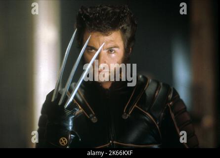 HUGH JACKMAN, X-MEN 2, 2003 Stock Photo