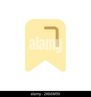 Marked content pixel perfect flat gradient color ui icon Stock Vector