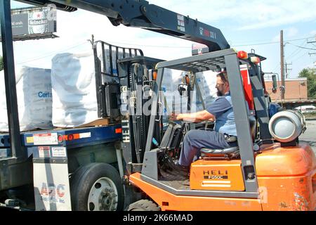 Material Moving Occupations Stock Photo