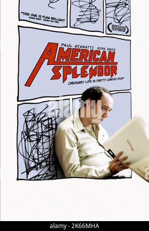 thumbnail image 2 of AMERICAN SPLENDOR DS ROLLED ORIGINAL ONE SHEET MOVIE POSTER PAUL GIAMATTI (2003 2 of 12