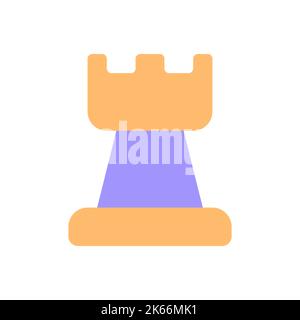 Business strategy pixel perfect flat gradient color ui icon Stock Vector