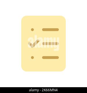 Survey pixel perfect flat gradient color ui icon Stock Vector