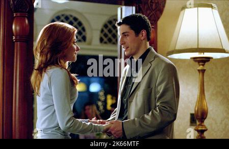 ALYSON HANNIGAN, JASON BIGGS, AMERICAN WEDDING, 2003 Stock Photo