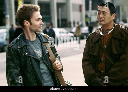 SEANN WILLIAM SCOTT, CHOW YUN-FAT, BULLETPROOF MONK, 2003 Stock Photo