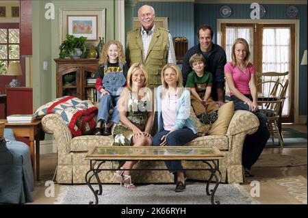 MACEY CRUTHIRD, KELLY RIPA, HARVE PRESNELL, FAITH FORD, SLADE PEARCE, JOSH STAMBERG, BRIE LARSON, HOPE and FAITH, 2003 Stock Photo