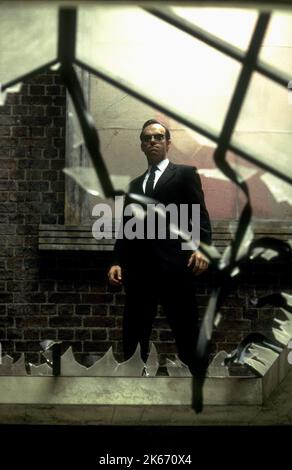 HUGO WEAVING, THE MATRIX RELOADED, 2003 Stock Photo