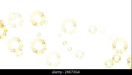 Image of stars falling over white background Stock Photo