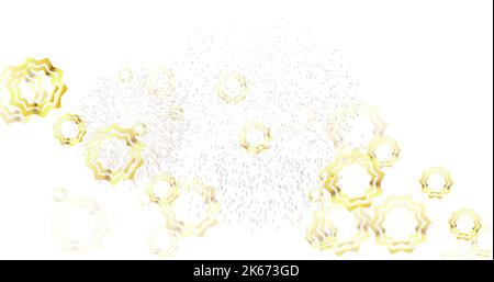 Image of stars falling over white background Stock Photo