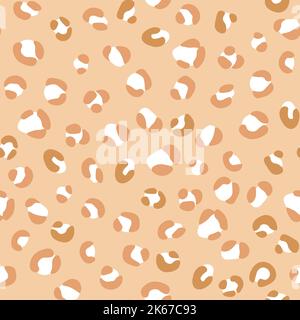 Abstract modern leopard seamless pattern. Animals trendy background. Color decorative vector stock illustration for print, card, postcard, fabric Stock Vector