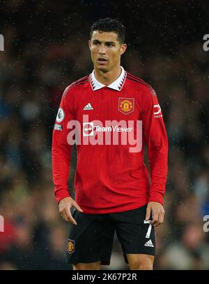 File photo dated 09-10-2022 of Cristiano Ronaldo. Manchester United boss Erik ten Hag says Cristiano Ronaldo will not accept an improper conduct charge from the Football Association following an incident at Everton last season. Issue date: Wednesday October 12, 2022. Stock Photo