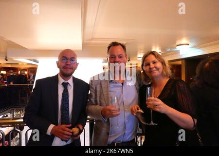 The FPA hosted the Autumn annual welcome back party at Macella Soho for FPA members with drinks and canapes after the August Summer break ... Stock Photo