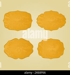 Frames vintage old paper vector Stock Vector