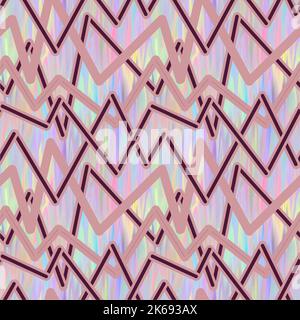 Randomly crossing colored lines located zigzag making pattern.Chaotic shorts lines seamless pattern,sticks modern repeatable motif.Good for print,text Stock Photo