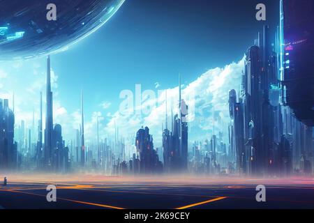 Cyberpunk City Future Digital Art 4k hd-wallpapers, digital art