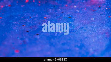glitter sparkles blue defocused art background Stock Photo