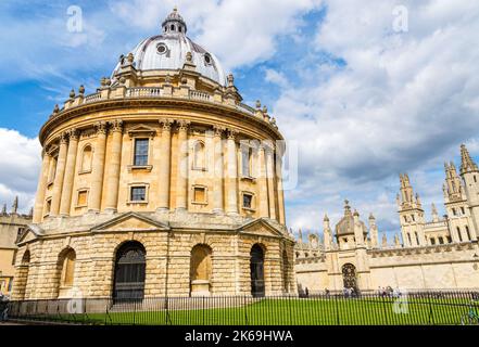 The Radcliffe Camera building in Oxford, Oxfordshire England United Kingdom UK Stock Photo