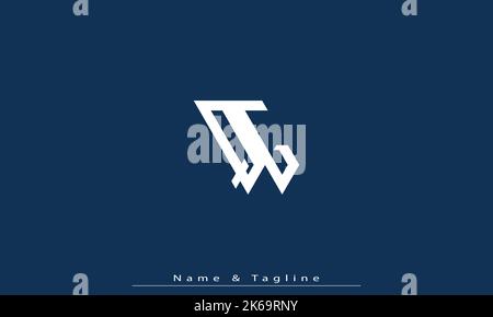 Alphabet letters Initials Monogram logo QG , GQ Stock Vector