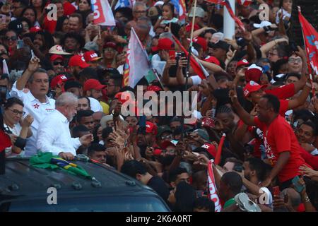 Salvador, Brazil. 12th Oct, 2022. elect, Otto Alencar, in Salvador, (BA). Credit: Mauro Akiin Nassor/FotoArena/Alamy Live News Stock Photo