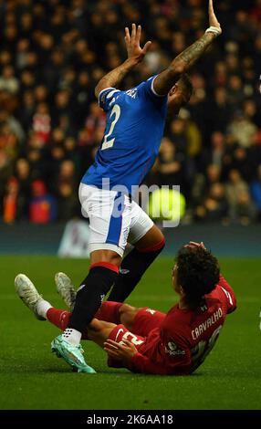 Liverpool Vs Manchester United Live Match Fabio Carvalho #28 of Liverpool during the Carabao Cup Fourth Round