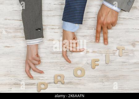 Business decrease concept . Mixed media Stock Photo - Alamy