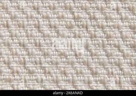 White fabric for background, fabric for background macro photo Stock Photo