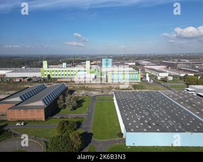 Stainless Steel Plant Of Outokumpu, Krefeld Stock Photo - Alamy