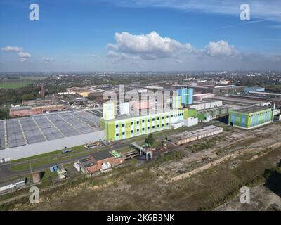 Stainless Steel Plant Of Outokumpu, Krefeld Stock Photo - Alamy