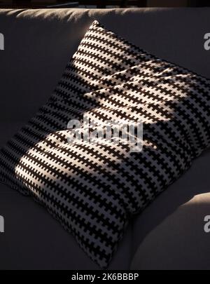 Light on pillow Stock Photo