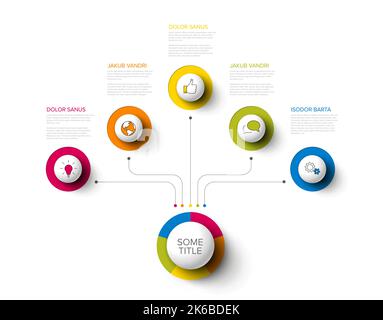 Cycle Diagram with Five Elements Template Stock Vector Image & Art - Alamy
