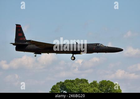 Lockheed U2 spy plane. Stock Photo