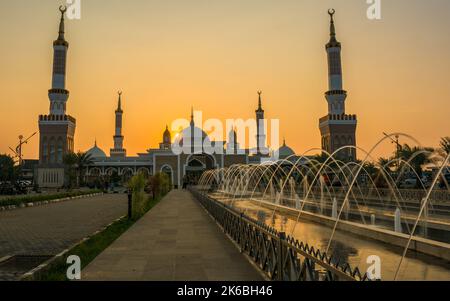 Landscape and building Stock Photo