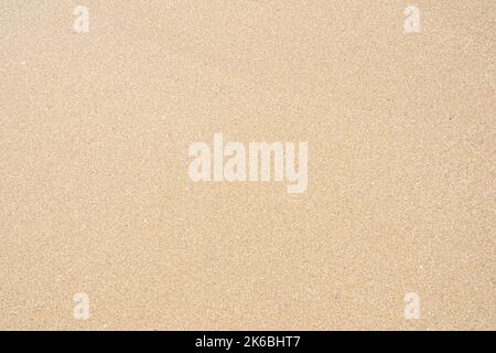 Clean smooth sand texture, wet sandy textured, tropical background Stock Photo