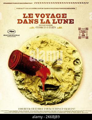 VOYAGE TO THE MOON (1902) -Original title: LE VOYAGE DANS LA LUNE-, directed by GEORGES MELIES ...