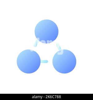 Teamwork improvement pixel perfect flat gradient two-color ui icon Stock Vector