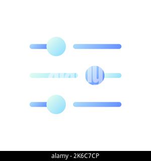 Filters button pixel perfect flat gradient color ui icon Stock Vector ...