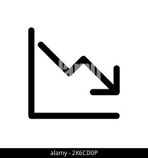 Diminution black glyph ui icon Stock Vector