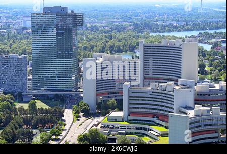 The United Nations Office in Vienna Austria Stock Photo