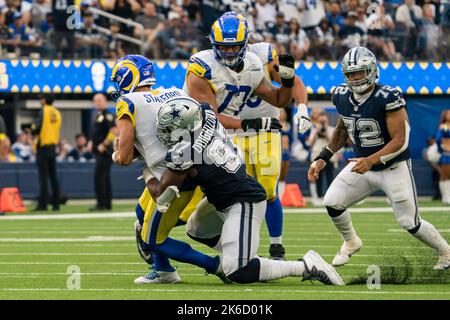 Dallas Cowboys defensive tackle Osa Odighizuwa (97) is seen after an NFL  football game against the Chicago Bears, Sunday, Oct. 30, 2022, in  Arlington, Texas. Dallas won 49-29. (AP Photo/Brandon Wade Stock Photo -  Alamy