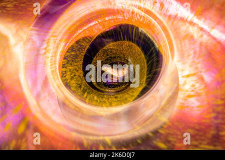 multicolored abstract eye background Stock Photo