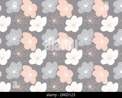 Cherry blossom pattern Stock Vector