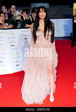 Marnie Simpson attending the National Television Awards 2022 held at the OVO Arena Wembley in London. Picture date: Thursday October 13, 2022. Stock Photo