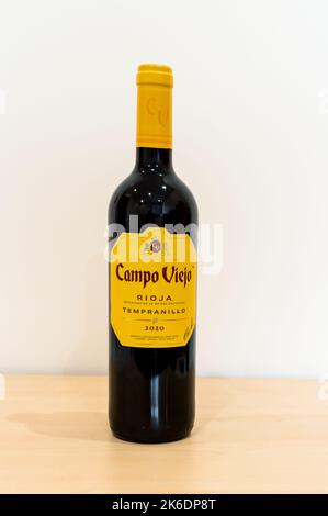 Campo Viejo Rioja Norther Spain wine isolated Stock Photo