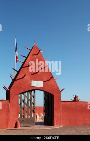Senegalese cemetery from the second world war in Chasselay, France Stock Photo