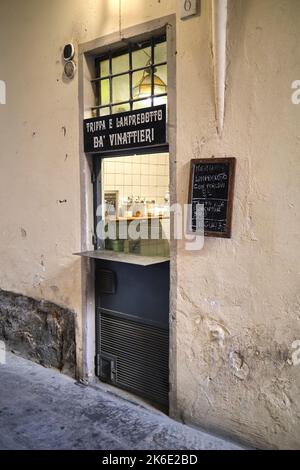 Da Vinattieri Tripe Shop Florence Italy Stock Photo