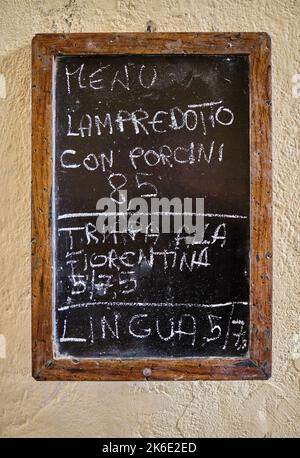 Da Vinattieri Tripe Shop Florence Italy Stock Photo